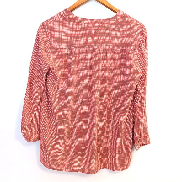Joie | Daylan Rosalyn Casual Blouse Top in Western Rose | Size Small - Picture 5 of 11